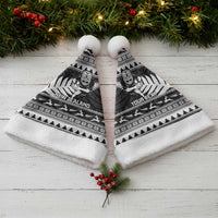 New Zealand Christmas Rugby Personalised Christmas Santa Hat Meri Kirihimete All Black Maori LT14 - Polynesian Pride