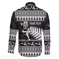 New Zealand Christmas Rugby Personalised Family Matching Puletasi and Hawaiian Shirt Meri Kirihimete All Black Maori LT14 - Polynesian Pride