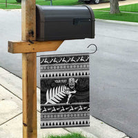 New Zealand Christmas Rugby Personalised Garden Flag Meri Kirihimete All Black Maori LT14 - Polynesian Pride