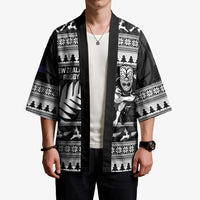 New Zealand Christmas Rugby Personalised Kimono Meri Kirihimete All Black Maori LT14 - Polynesian Pride