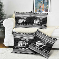 New Zealand Christmas Rugby Personalised Pillow Cover Meri Kirihimete All Black Maori LT14 - Polynesian Pride