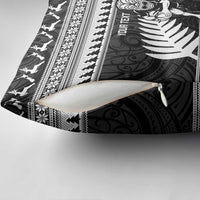 New Zealand Christmas Rugby Personalised Pillow Cover Meri Kirihimete All Black Maori LT14 - Polynesian Pride