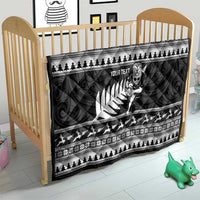 New Zealand Christmas Rugby Personalised Quilt Meri Kirihimete All Black Maori LT14 - Polynesian Pride