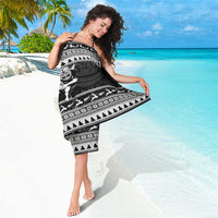 New Zealand Christmas Rugby Personalised Sarong Meri Kirihimete All Black Maori LT14 - Polynesian Pride
