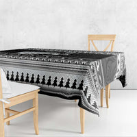 New Zealand Christmas Rugby Personalised Tablecloth Meri Kirihimete All Black Maori LT14 - Polynesian Pride
