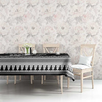 New Zealand Christmas Rugby Personalised Tablecloth Meri Kirihimete All Black Maori LT14 - Polynesian Pride