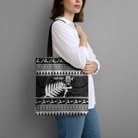 New Zealand Christmas Rugby Personalised Tote Bag Meri Kirihimete All Black Maori LT14 - Polynesian Pride