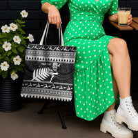 New Zealand Christmas Rugby Personalised Tote Bag Meri Kirihimete All Black Maori LT14 - Polynesian Pride