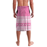 New Zealand Christmas Rugby Personalised Lavalava Meri Kirihimete All Black Maori Pink Version LT14 - Polynesian Pride