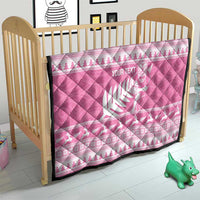 New Zealand Christmas Rugby Personalised Quilt Meri Kirihimete All Black Maori Pink Version LT14 - Polynesian Pride