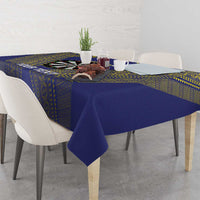 Personalised Niue Darts Tablecloth Dart Board Hiapo Pattern - Polynesian Pride