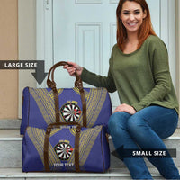 Personalised Niue Darts Travel Bag Dart Board Hiapo Pattern - Polynesian Pride