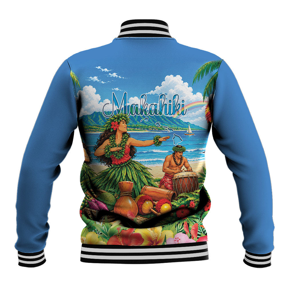Hawaii Makahiki Baseball Jacket Hawaiian New Year Tropical Vibes LT14 - Polynesian Pride