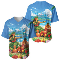 Hawaii Makahiki Baseball Jersey Hawaiian New Year Tropical Vibes LT14 - Polynesian Pride