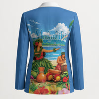 Hawaii Makahiki Blazer Hawaiian New Year Tropical Vibes LT14 - Polynesian Pride