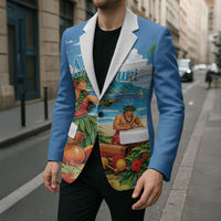 Hawaii Makahiki Blazer Hawaiian New Year Tropical Vibes LT14 - Polynesian Pride