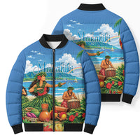 Hawaii Makahiki Bomber Puffer Jacket Hawaiian New Year Tropical Vibes LT14 - Polynesian Pride