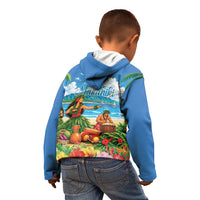 Hawaii Makahiki Kid Hoodie Hawaiian New Year Tropical Vibes LT14 - Polynesian Pride