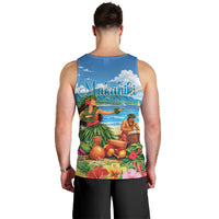 Hawaii Makahiki Men Tank Top Hawaiian New Year Tropical Vibes LT14 - Polynesian Pride