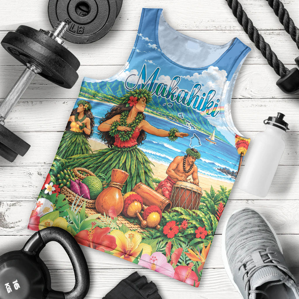 Hawaii Makahiki Men Tank Top Hawaiian New Year Tropical Vibes LT14 - Polynesian Pride