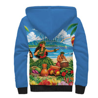 Hawaii Makahiki Sherpa Hoodie Hawaiian New Year Tropical Vibes LT14 - Polynesian Pride