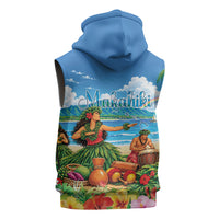 Hawaii Makahiki Sleeveless Zip Hoodie Hawaiian New Year Tropical Vibes LT14 - Polynesian Pride