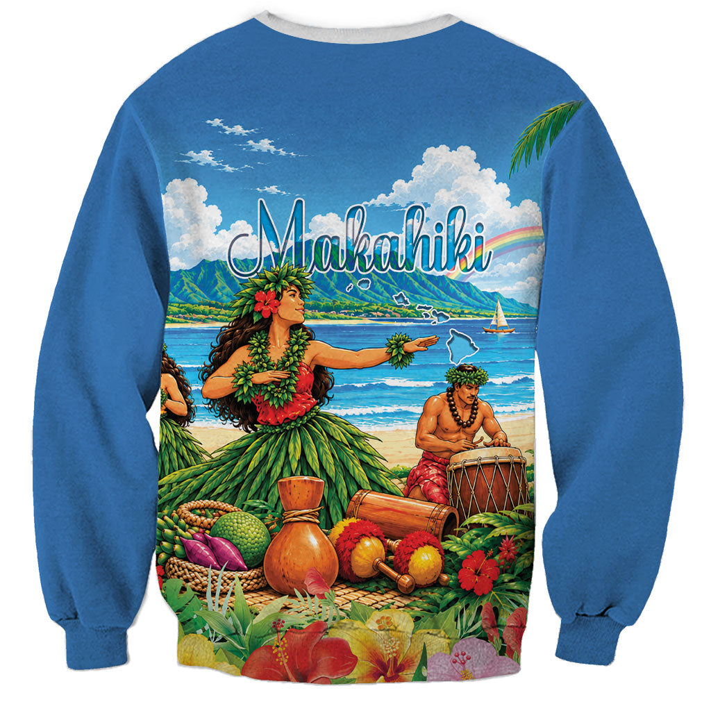 Hawaii Makahiki Sweatshirt Hawaiian New Year Tropical Vibes LT14 - Polynesian Pride