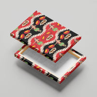 Uliuli Hawaii Makahiki Canvas Wall Art Hawaiian Puakenikeni Lei Hula Girl Red Version LT14 - Polynesian Pride