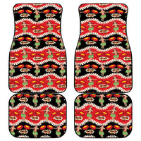 Uliuli Hawaii Makahiki Car Mats Hawaiian Puakenikeni Lei Hula Girl Red Version LT14 - Polynesian Pride