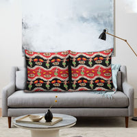 Uliuli Hawaii Makahiki Pillow Cover Hawaiian Puakenikeni Lei Hula Girl Red Version LT14 - Polynesian Pride