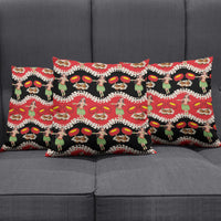 Uliuli Hawaii Makahiki Pillow Cover Hawaiian Puakenikeni Lei Hula Girl Red Version LT14 - Polynesian Pride