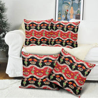 Uliuli Hawaii Makahiki Pillow Cover Hawaiian Puakenikeni Lei Hula Girl Red Version LT14 - Polynesian Pride