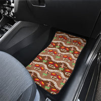 Uliuli Hawaii Makahiki Car Mats Hawaiian Puakenikeni Lei Hula Girl Brown Version LT14 - Polynesian Pride