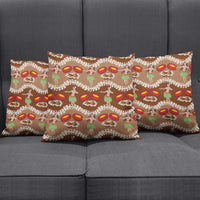 Uliuli Hawaii Makahiki Pillow Cover Hawaiian Puakenikeni Lei Hula Girl Brown Version LT14 - Polynesian Pride