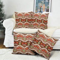 Uliuli Hawaii Makahiki Pillow Cover Hawaiian Puakenikeni Lei Hula Girl Brown Version LT14 - Polynesian Pride