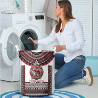 Fiji Rewa Rugby Custom Laundry Basket Go Champions Fijian Tapa Pattern LT14 - Polynesian Pride
