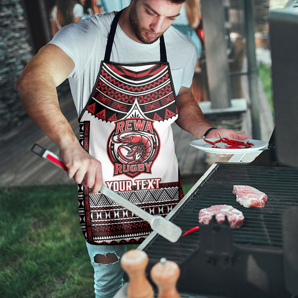 Fiji Rewa Rugby Custom Apron Go Champions Fijian Tapa Pattern LT14 - Polynesian Pride