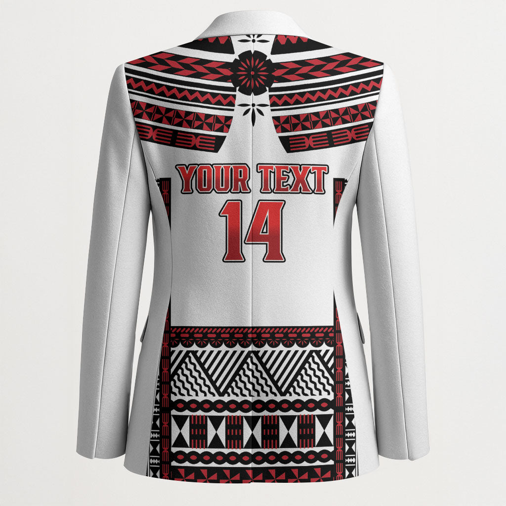 Fiji Rewa Rugby Custom Blazer Go Champions Fijian Tapa Pattern LT14 - Polynesian Pride