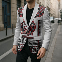 Fiji Rewa Rugby Custom Blazer Go Champions Fijian Tapa Pattern LT14 - Polynesian Pride