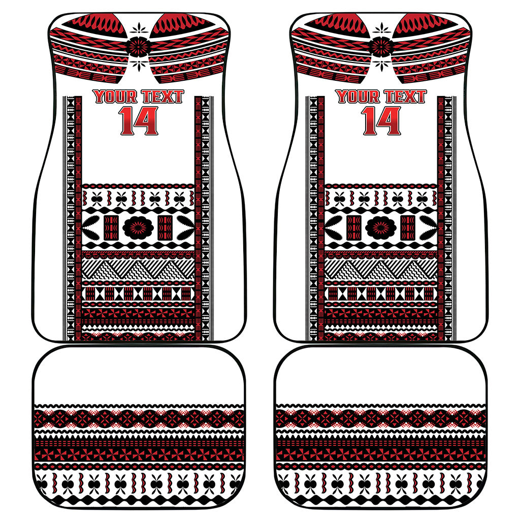 Fiji Rewa Rugby Custom Car Mats Go Champions Fijian Tapa Pattern LT14 - Polynesian Pride