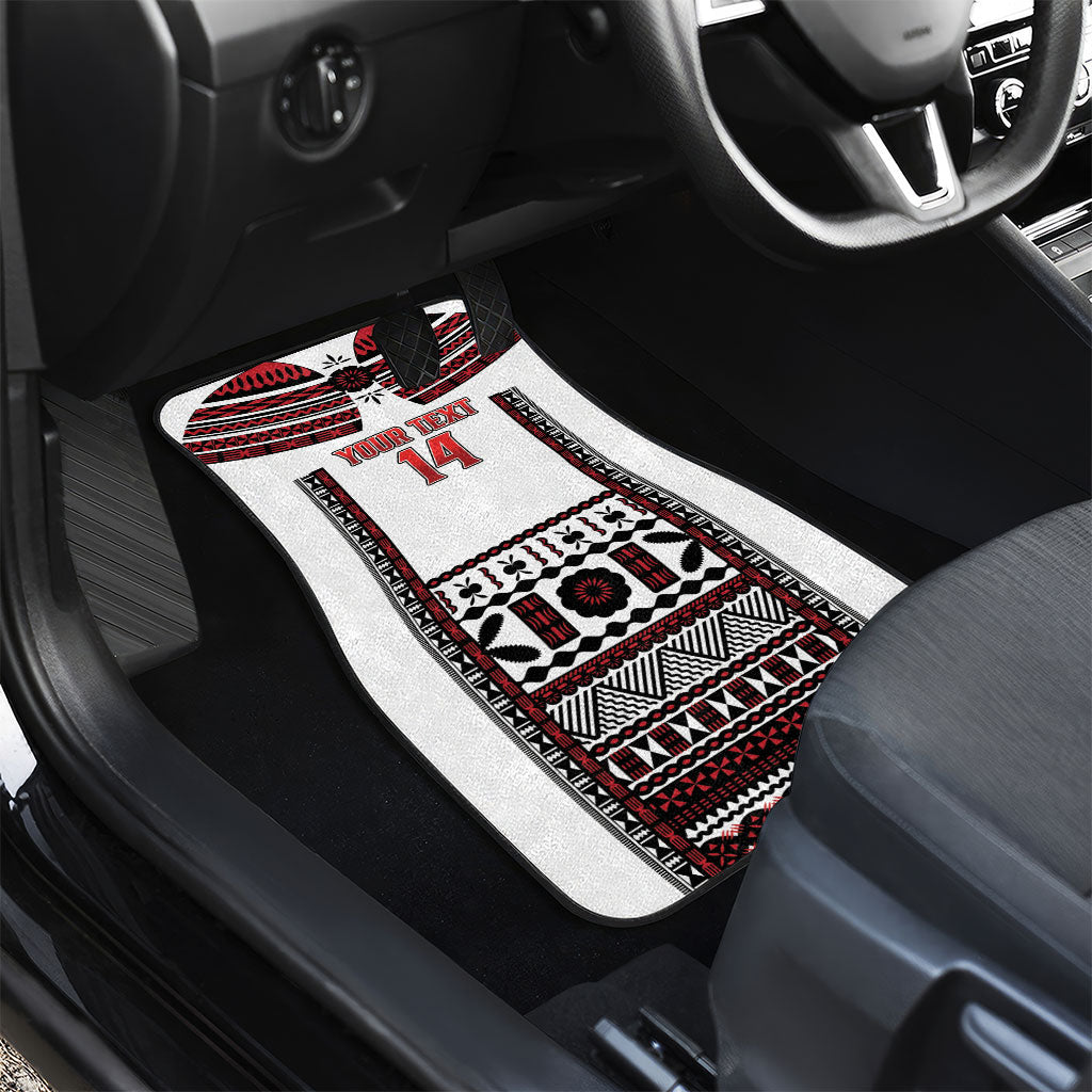 Fiji Rewa Rugby Custom Car Mats Go Champions Fijian Tapa Pattern LT14 - Polynesian Pride
