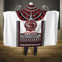 Fiji Rewa Rugby Custom Hooded Blanket Go Champions Fijian Tapa Pattern LT14 - Polynesian Pride