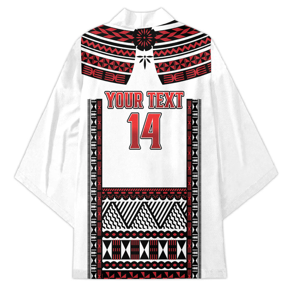 Fiji Rewa Rugby Custom Kimono Go Champions Fijian Tapa Pattern LT14 - Polynesian Pride