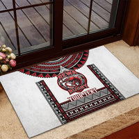 Fiji Rewa Rugby Custom Rubber Doormat Go Champions Fijian Tapa Pattern LT14 - Polynesian Pride
