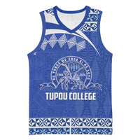 Personalised Tonga Tupou College Toloa Basketball Jersey 160 Years Anniversary Tongan Ngatu Pattern