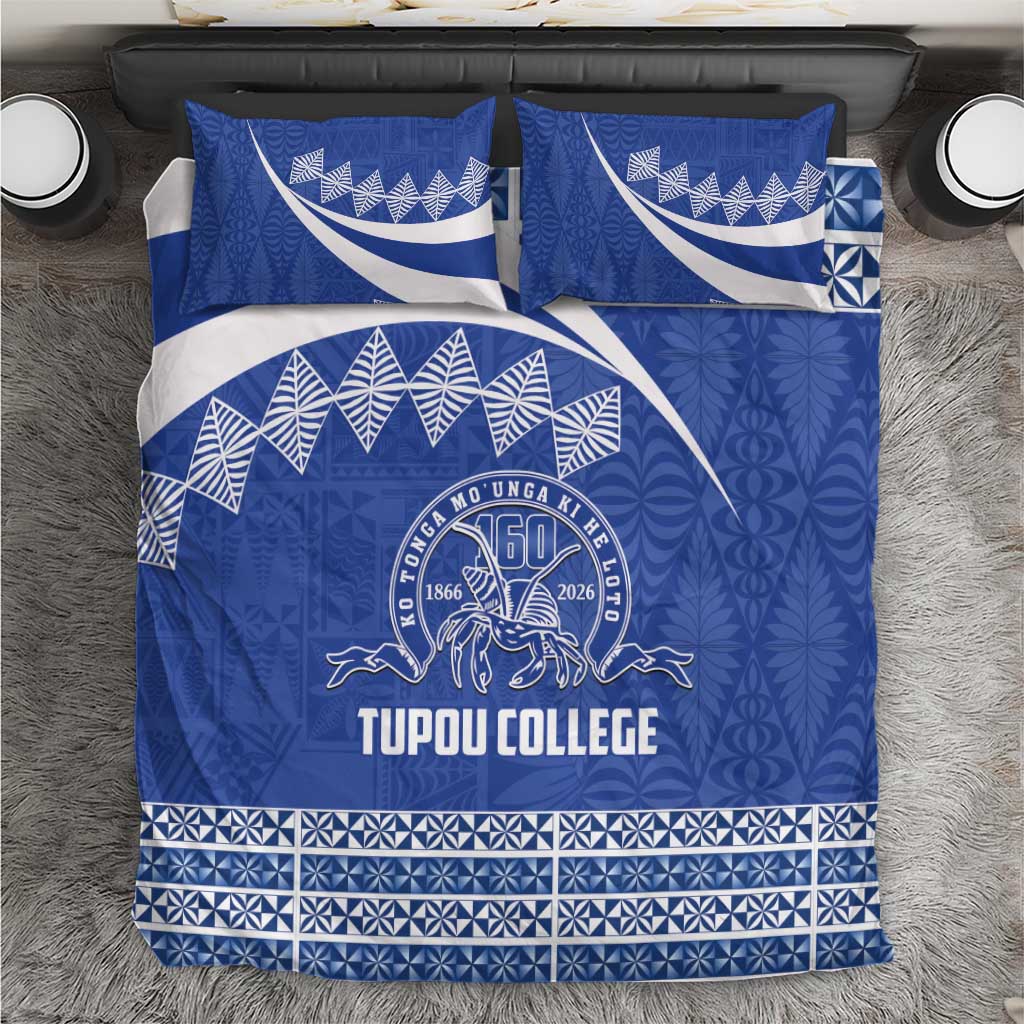 Tonga Tupou College Toloa Bedding Set 160 Years Anniversary Tongan Ngatu Pattern