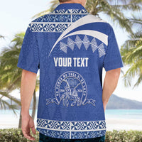 Personalised Tonga Tupou College Toloa Hawaiian Shirt 160 Years Anniversary Tongan Ngatu Pattern