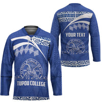 Personalised Tonga Tupou College Toloa Hockey Jersey 160 Years Anniversary Tongan Ngatu Pattern