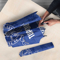 Tonga Tupou College Toloa Umbrella 160 Years Anniversary Tongan Ngatu Pattern