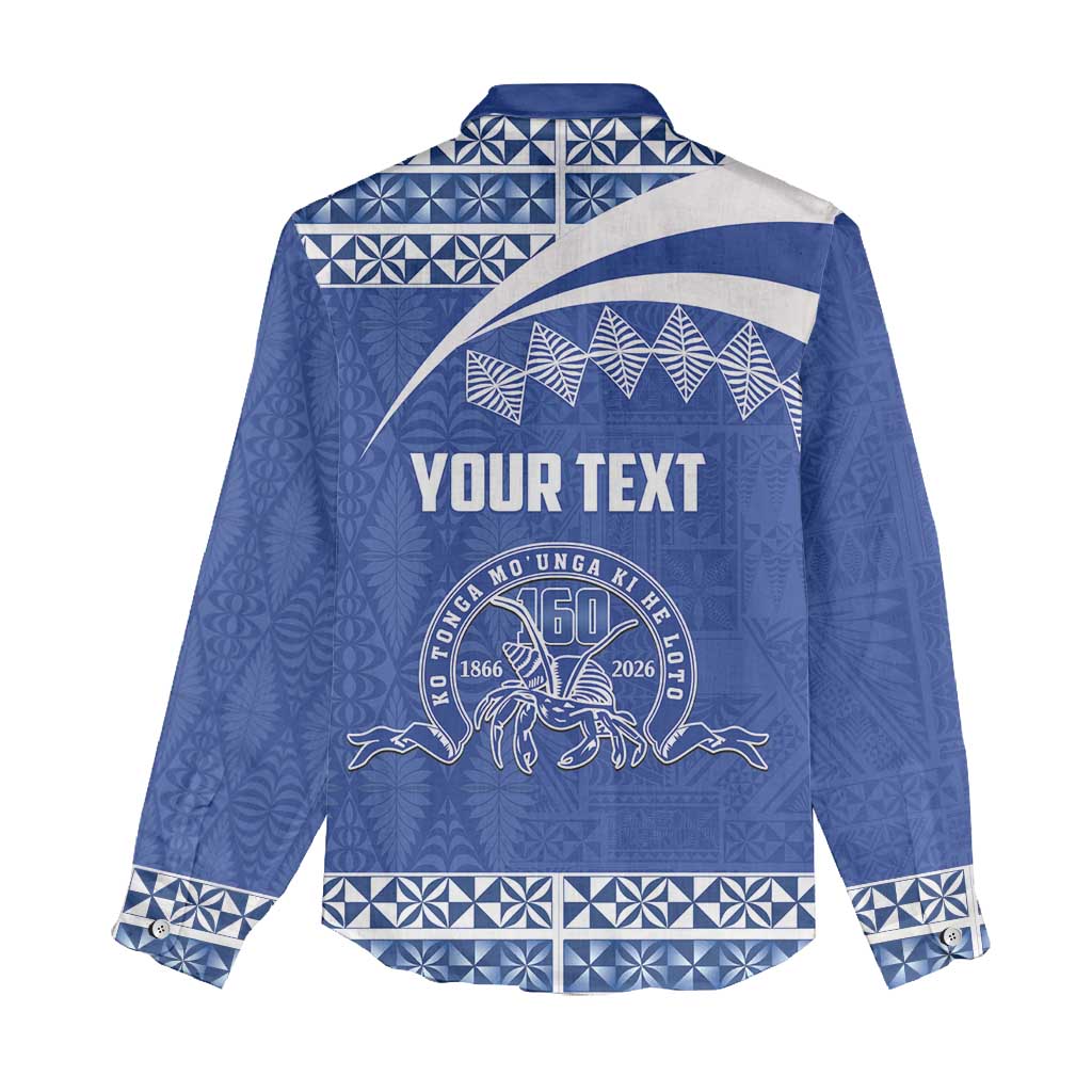 Personalised Tonga Tupou College Toloa Women Casual Shirt 160 Years Anniversary Tongan Ngatu Pattern LT14 - Polynesian Pride